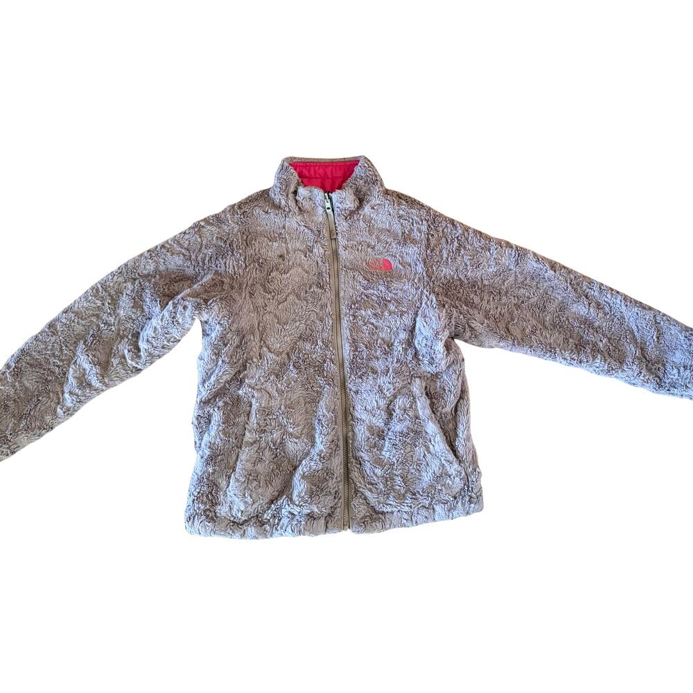 Youth Girls 14/16 Reversible North Face Jacket - Picture 3 of 4